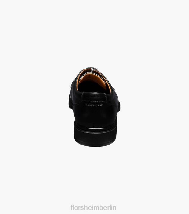 D280208 Schwarz Schuhwerk Männer Florsheim Prognose wasserdichtes Bike Toe Oxford