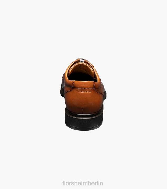 D280209 Cognac Schuhwerk Männer Florsheim Prognose wasserdichtes Bike Toe Oxford