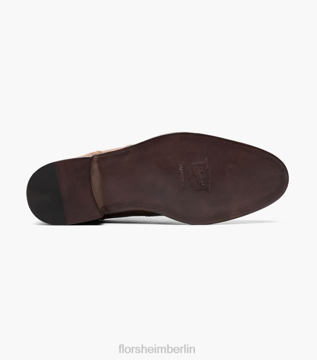 D280214 bräunen Schuhwerk Männer Florsheim Russell Wingtip Perf Oxford