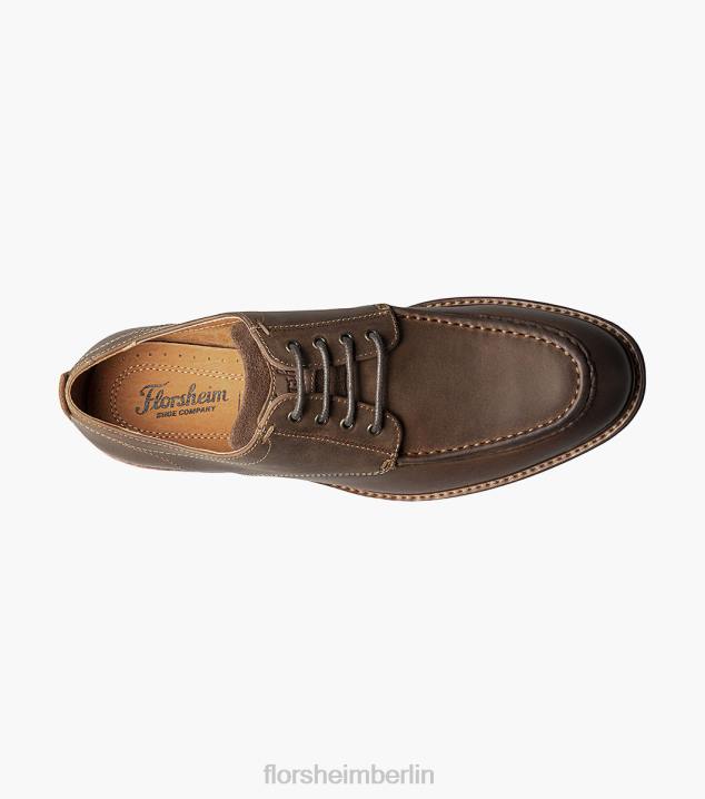 D280218 braunes Ch Schuhwerk Männer Florsheim Lodge Moc Toe Oxford