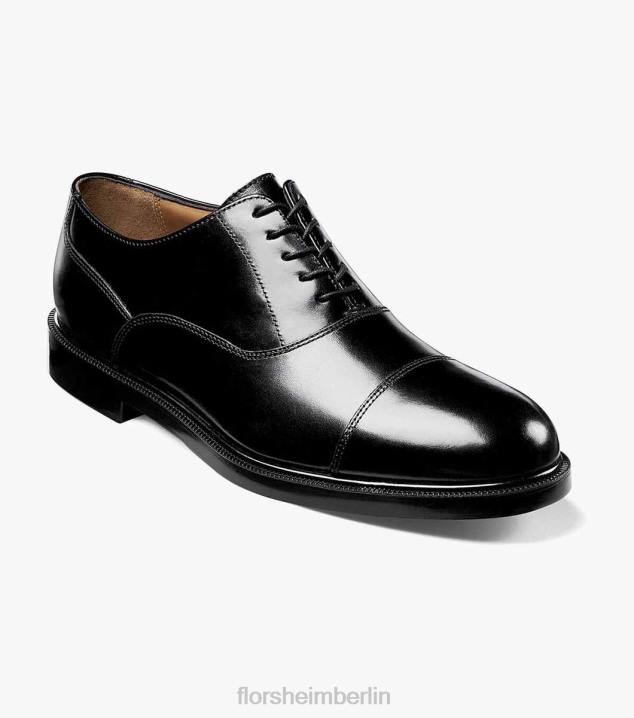 D280236 Schwarz Schuhwerk Männer Florsheim Dailey Cap Toe Oxford