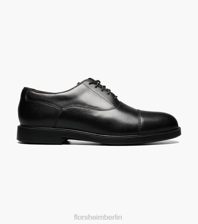 D280236 Schwarz Schuhwerk Männer Florsheim Dailey Cap Toe Oxford
