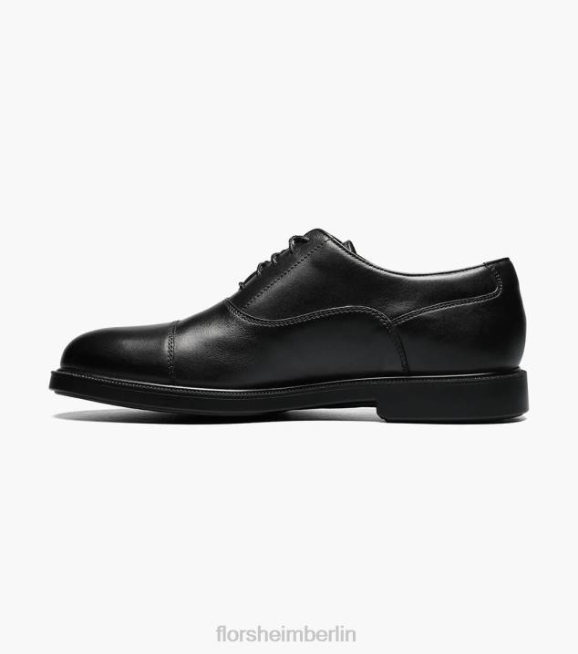 D280236 Schwarz Schuhwerk Männer Florsheim Dailey Cap Toe Oxford