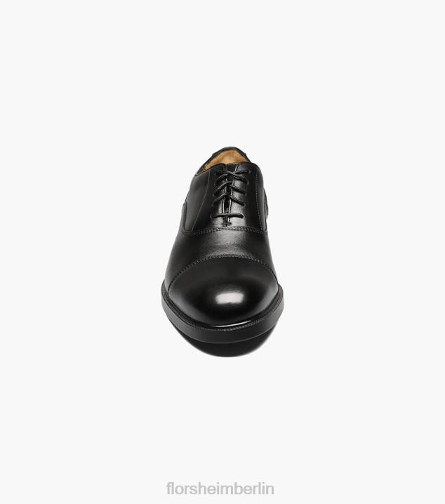 D280236 Schwarz Schuhwerk Männer Florsheim Dailey Cap Toe Oxford