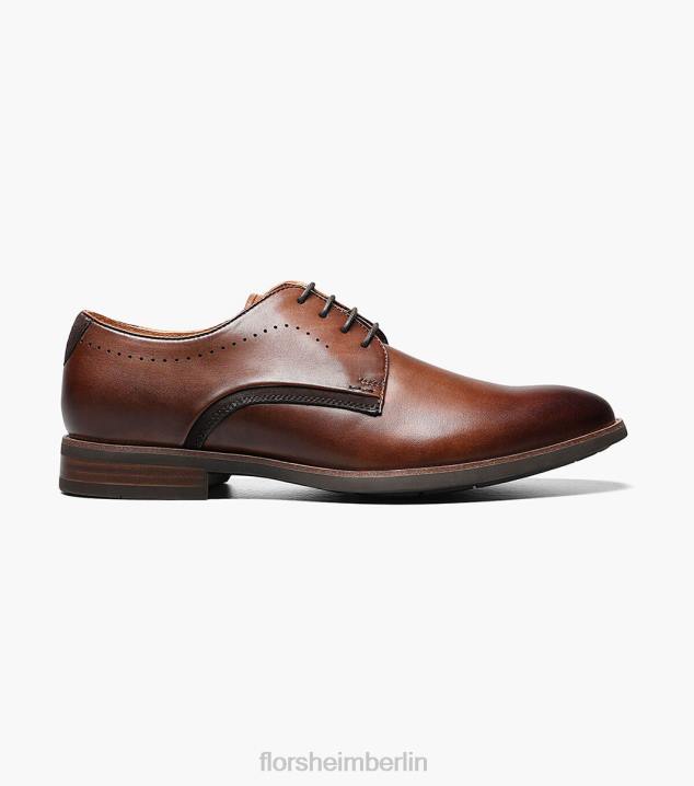 D280239 Cognac Schuhwerk Männer Florsheim Uptown Plain Toe Oxford