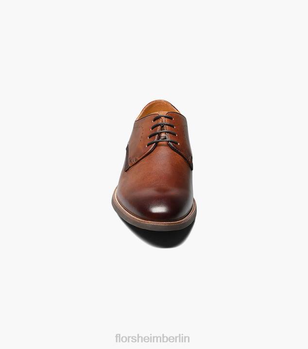 D280239 Cognac Schuhwerk Männer Florsheim Uptown Plain Toe Oxford