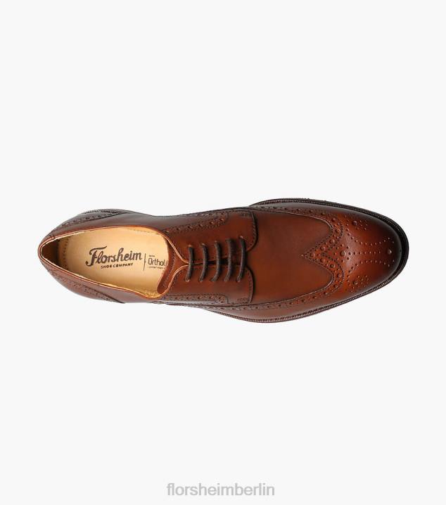 D280250 Cognac Schuhwerk Männer Florsheim Salerno Wingtip Oxford
