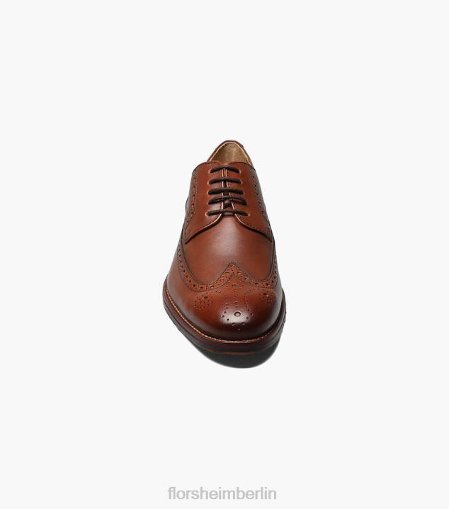D280250 Cognac Schuhwerk Männer Florsheim Salerno Wingtip Oxford