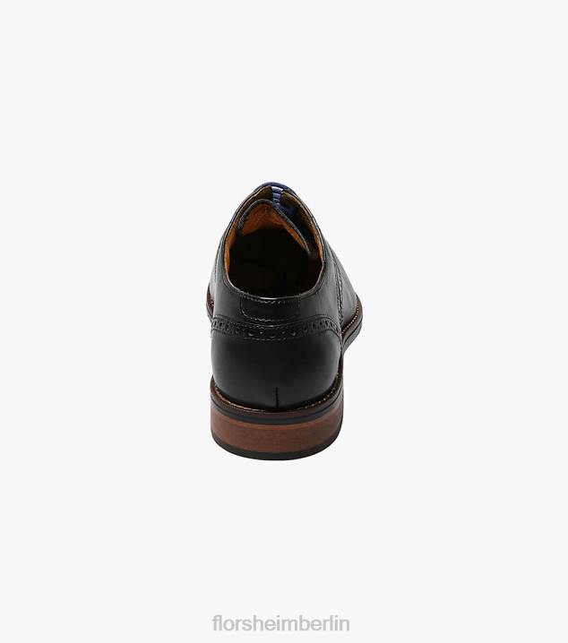 D280251 Schwarz Schuhwerk Männer Florsheim Salerno Wingtip Oxford
