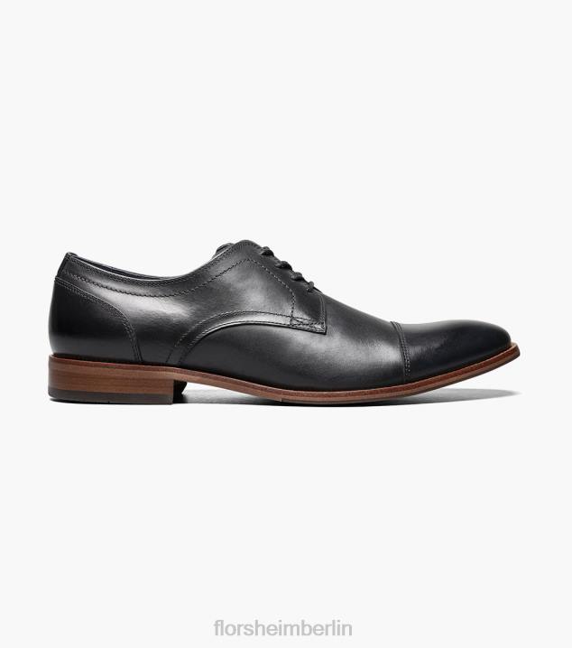 D280252 Schwarz Schuhwerk Männer Florsheim Flex Cap Toe Oxford