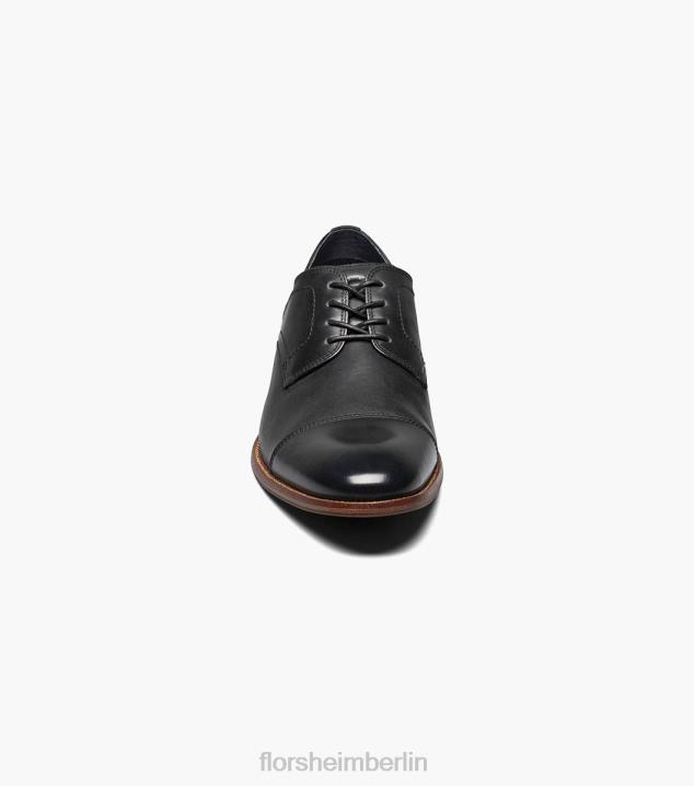 D280252 Schwarz Schuhwerk Männer Florsheim Flex Cap Toe Oxford