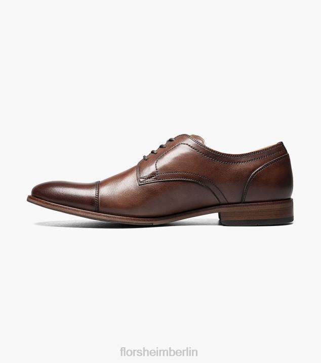 D280253 Cognac Schuhwerk Männer Florsheim Flex Cap Toe Oxford