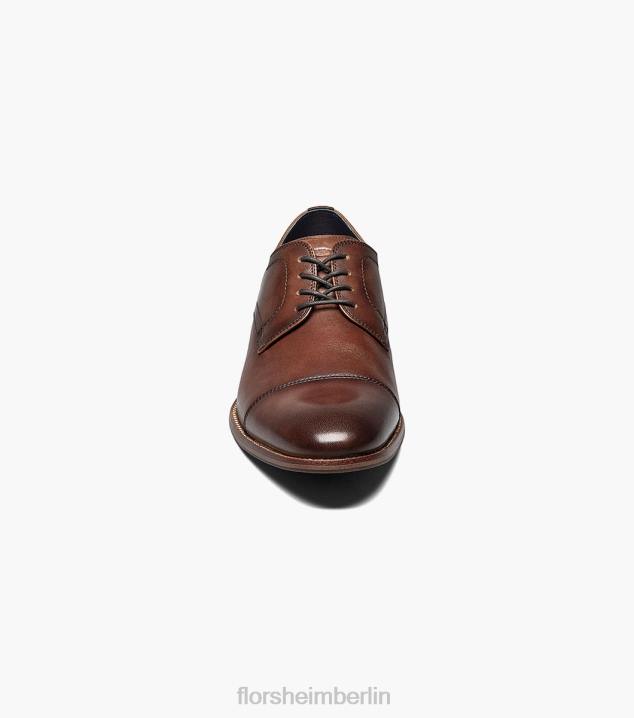D280253 Cognac Schuhwerk Männer Florsheim Flex Cap Toe Oxford
