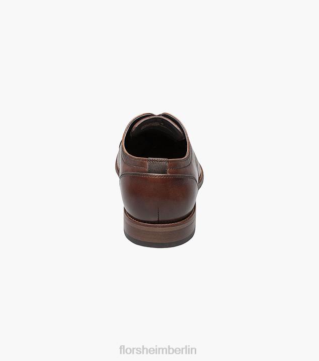 D280253 Cognac Schuhwerk Männer Florsheim Flex Cap Toe Oxford