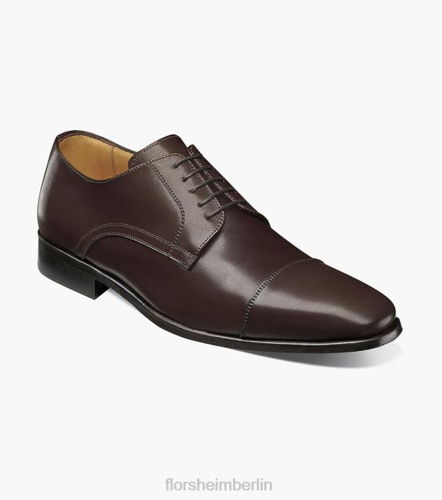 D280262 braun Schuhwerk Männer Florsheim Karavelle Cap Toe Oxford