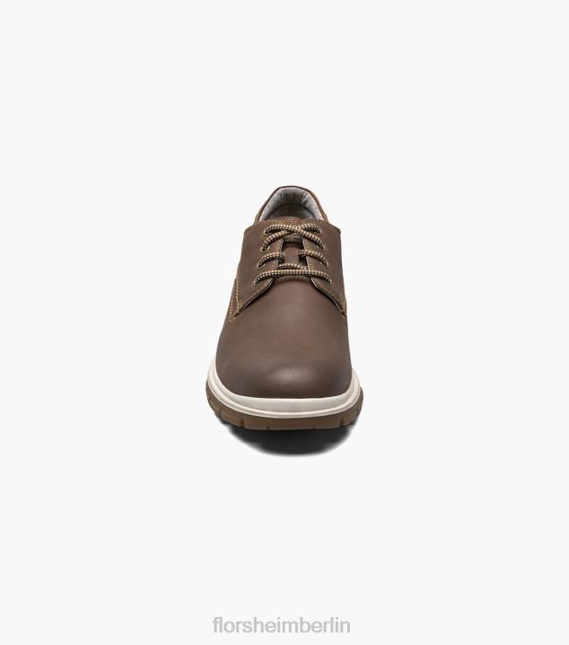 D280303 braunes Ch Schuhwerk Männer Florsheim Lookout Oxford mit schlichter Zehenpartie