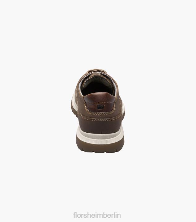 D280303 braunes Ch Schuhwerk Männer Florsheim Lookout Oxford mit schlichter Zehenpartie