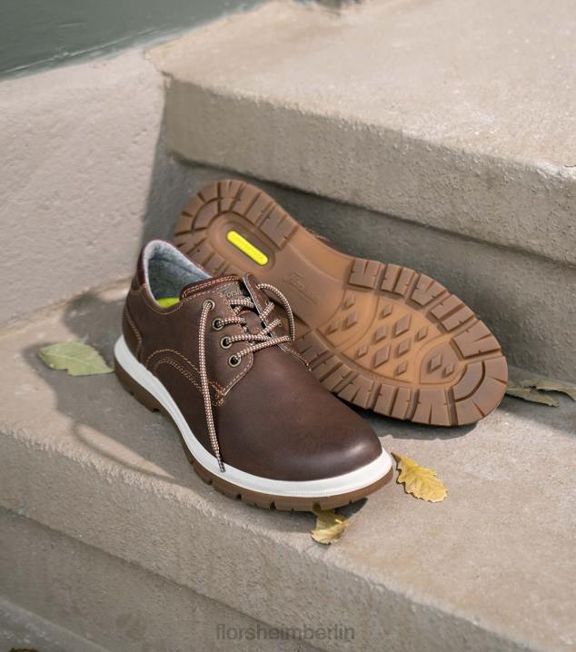 D280303 braunes Ch Schuhwerk Männer Florsheim Lookout Oxford mit schlichter Zehenpartie