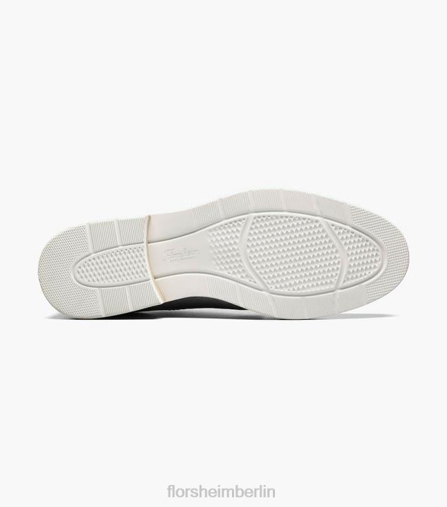 D280319 grau Schuhwerk Männer Florsheim Highland-Canvas-Oxford mit glatter Zehenpartie