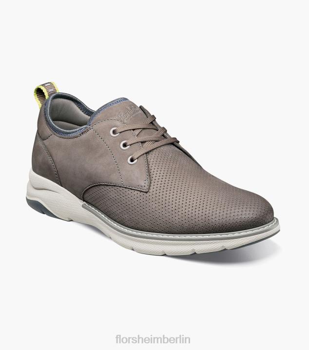 D28033 grau Schuhwerk Männer Florsheim Frenzi Perf Toe Oxford