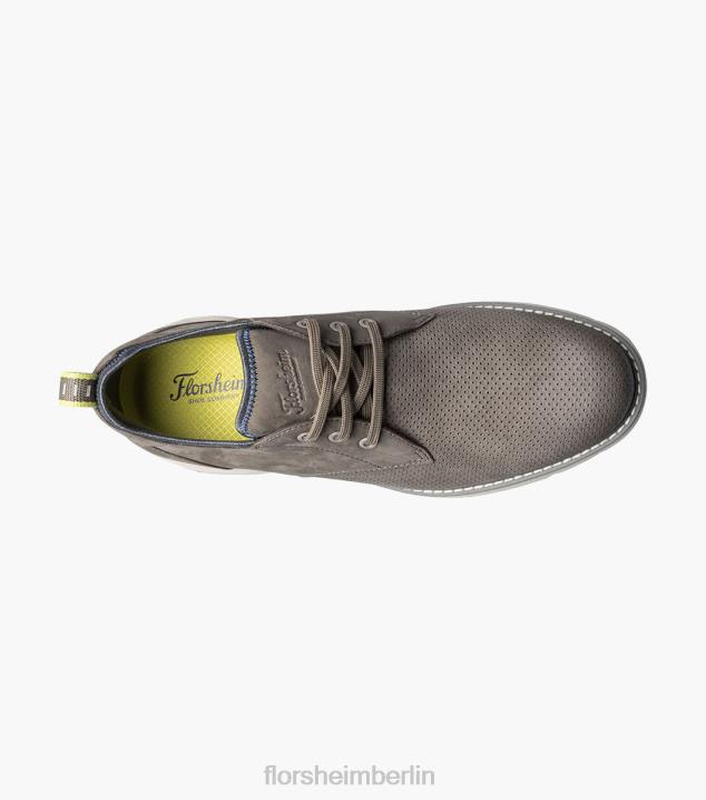D28033 grau Schuhwerk Männer Florsheim Frenzi Perf Toe Oxford
