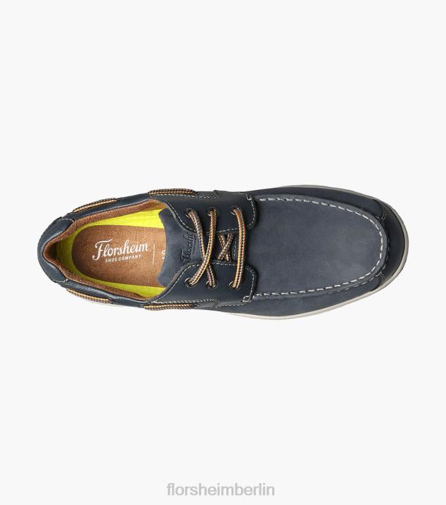 D280354 Indigo Schuhwerk Männer Florsheim Great Lakes Moc Toe Oxford