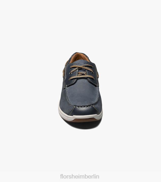 D280354 Indigo Schuhwerk Männer Florsheim Great Lakes Moc Toe Oxford