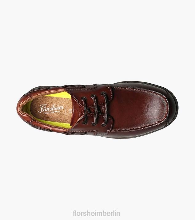 D280355 braun Schuhwerk Männer Florsheim Great Lakes Moc Toe Oxford