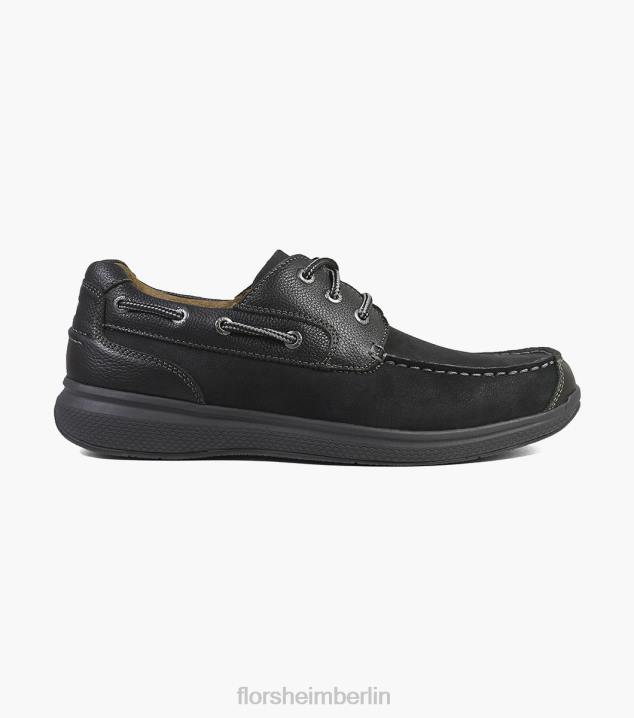 D280356 schwarzes Ch Schuhwerk Männer Florsheim Great Lakes Moc Toe Oxford