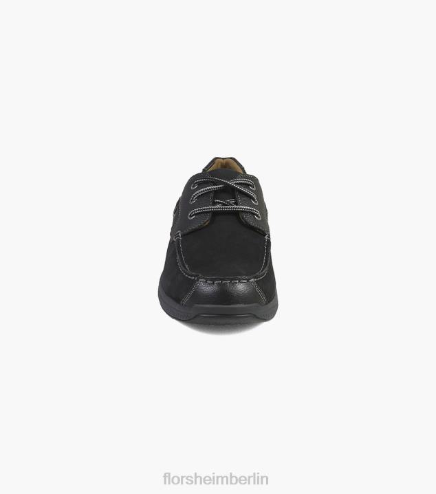D280356 schwarzes Ch Schuhwerk Männer Florsheim Great Lakes Moc Toe Oxford