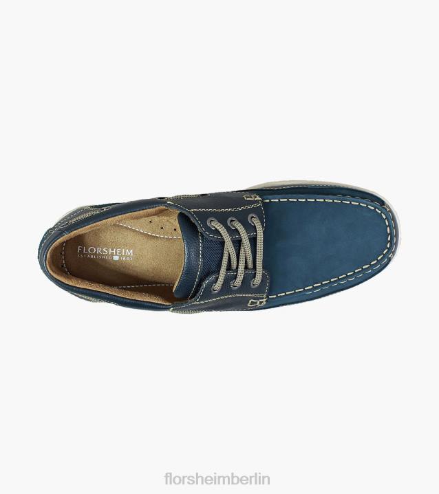 D280365 Marine Schuhwerk Männer Florsheim Lakeside Moc Toe Oxford