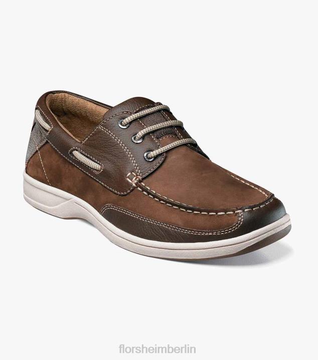 D280366 braun Schuhwerk Männer Florsheim Lakeside Moc Toe Oxford