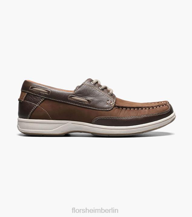 D280366 braun Schuhwerk Männer Florsheim Lakeside Moc Toe Oxford