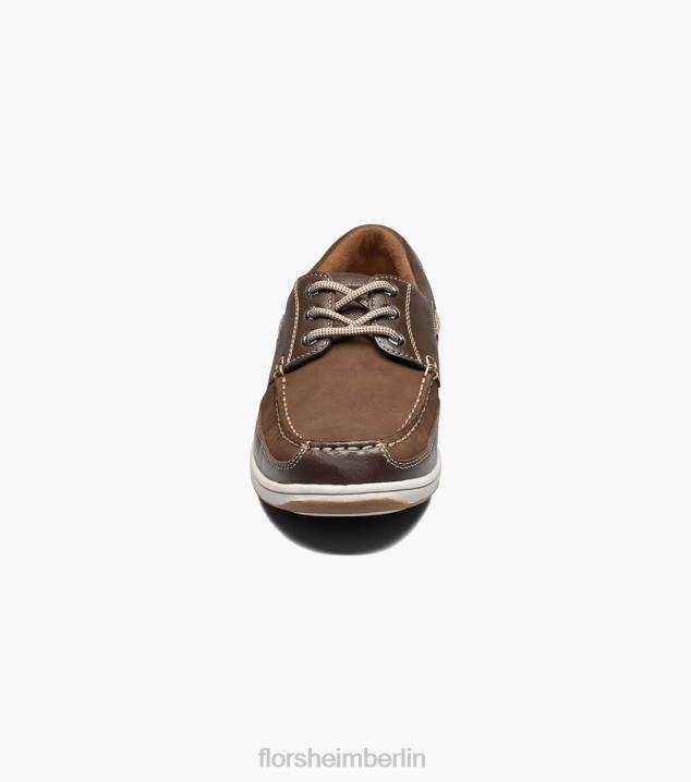 D280366 braun Schuhwerk Männer Florsheim Lakeside Moc Toe Oxford