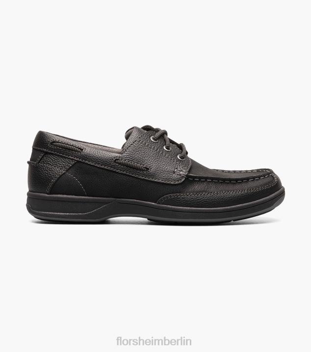 D280368 Schwarz Schuhwerk Männer Florsheim Lakeside Moc Toe Oxford