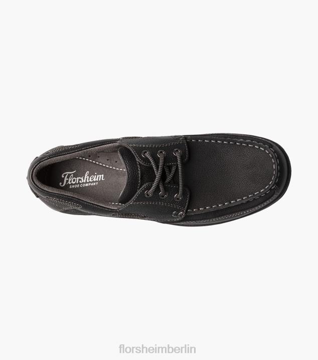 D280368 Schwarz Schuhwerk Männer Florsheim Lakeside Moc Toe Oxford
