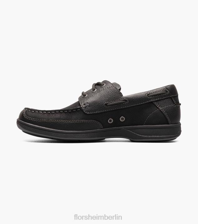 D280368 Schwarz Schuhwerk Männer Florsheim Lakeside Moc Toe Oxford