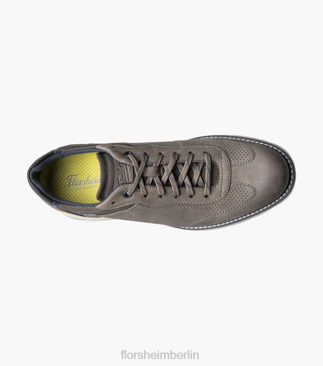 D28036 grau Schuhwerk Männer Florsheim Frenzi T-Toe Oxford