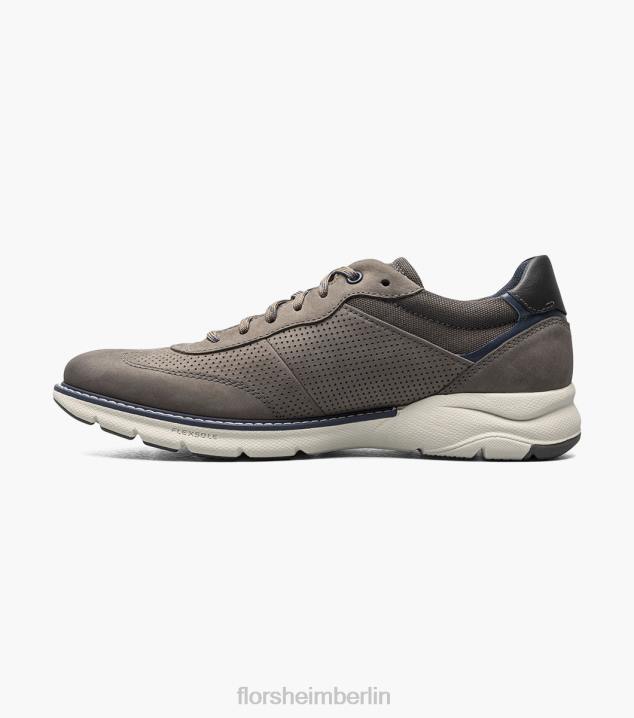 D28036 grau Schuhwerk Männer Florsheim Frenzi T-Toe Oxford
