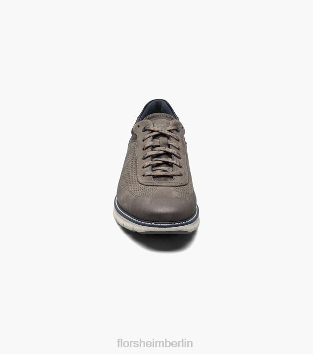 D28036 grau Schuhwerk Männer Florsheim Frenzi T-Toe Oxford
