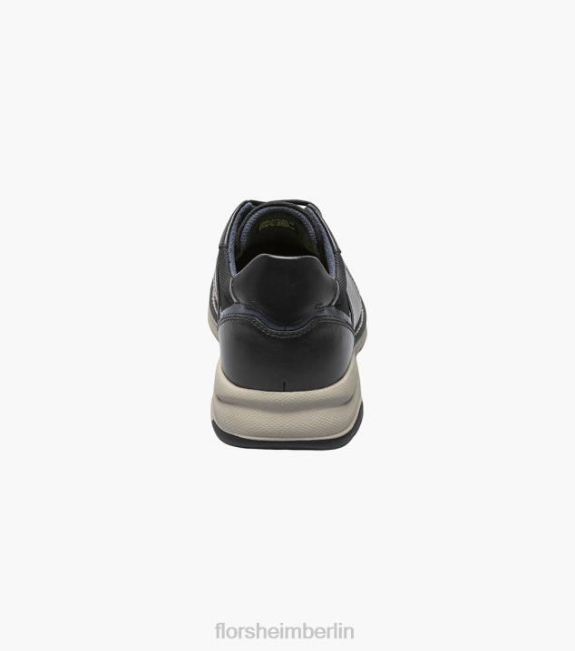 D28038 Schwarz Schuhwerk Männer Florsheim Frenzi T-Toe Oxford