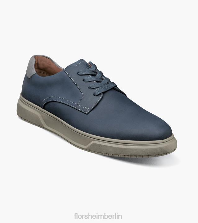 D280402 Marine Schuhwerk Männer Florsheim Hochwertiges Oxford-Gewebe mit Stahlkappe und einfacher Zehenpartie