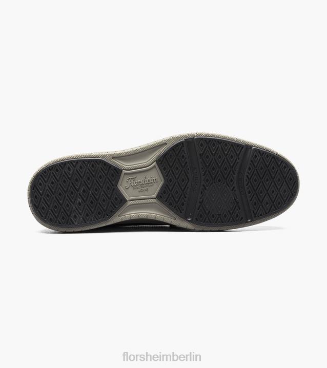 D280402 Marine Schuhwerk Männer Florsheim Hochwertiges Oxford-Gewebe mit Stahlkappe und einfacher Zehenpartie