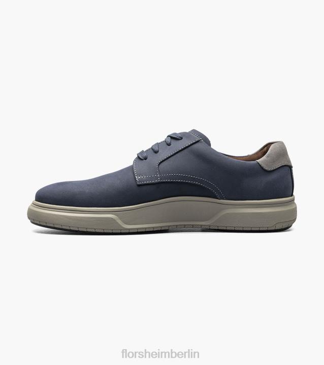 D280402 Marine Schuhwerk Männer Florsheim Hochwertiges Oxford-Gewebe mit Stahlkappe und einfacher Zehenpartie