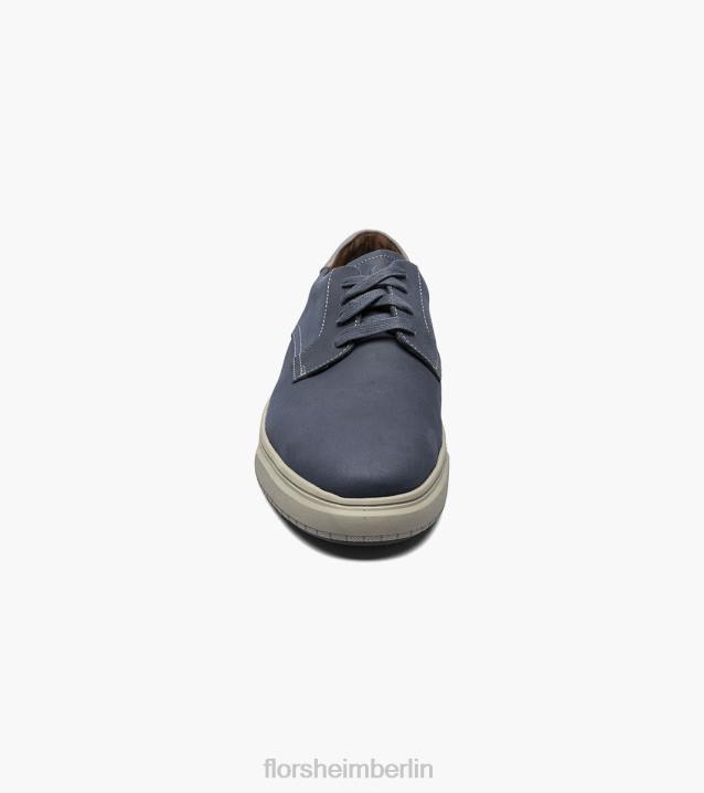 D280402 Marine Schuhwerk Männer Florsheim Hochwertiges Oxford-Gewebe mit Stahlkappe und einfacher Zehenpartie