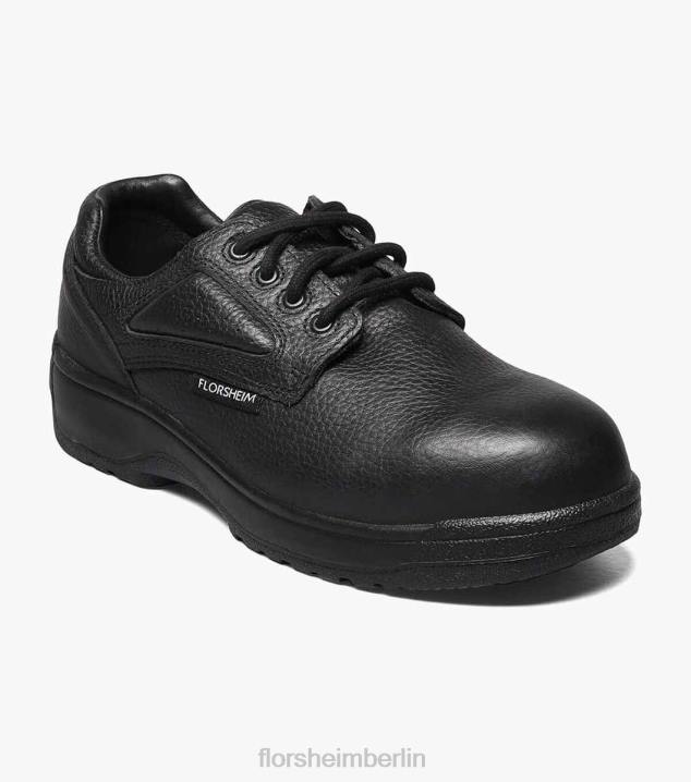 D280419 Schwarz Schuhwerk Männer Florsheim Fiesta Work Composite Toe Plain Toe Oxford