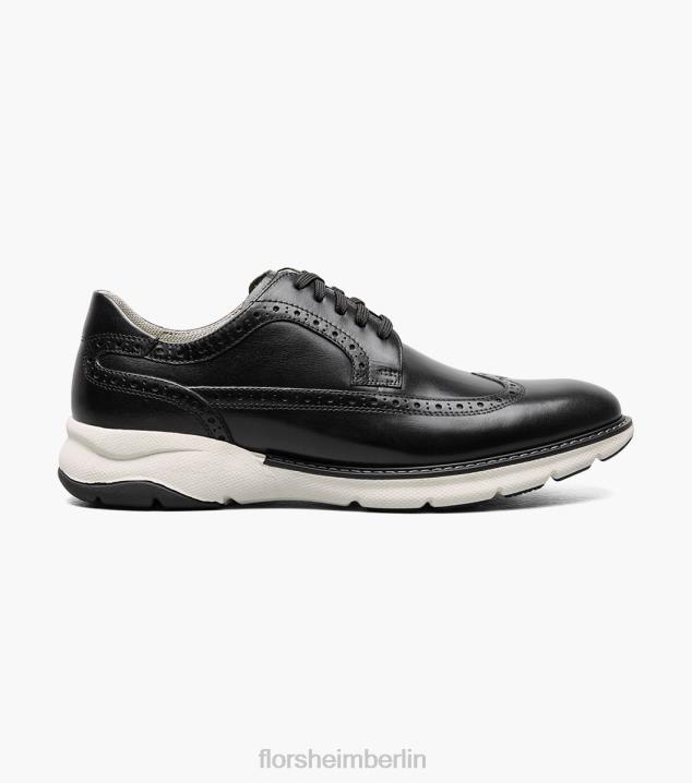 D28041 Schwarz Schuhwerk Männer Florsheim Frenzi Wingtip Oxford