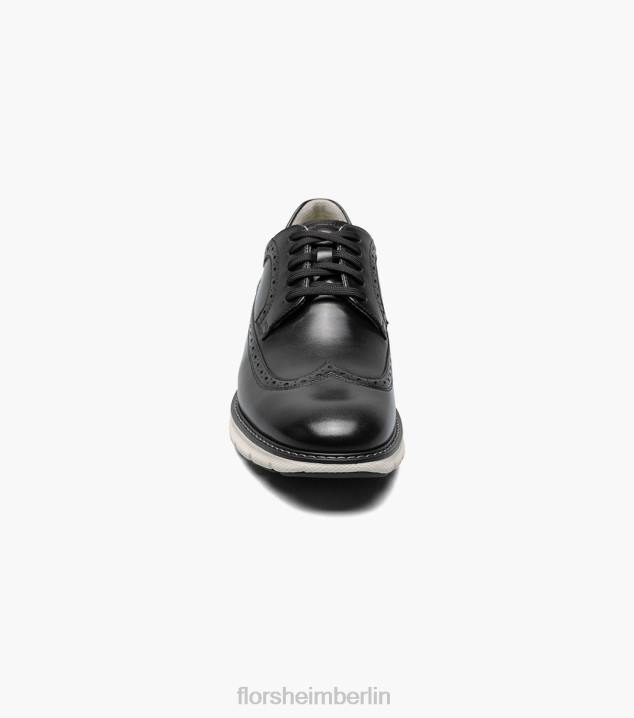 D28041 Schwarz Schuhwerk Männer Florsheim Frenzi Wingtip Oxford