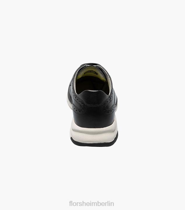 D28041 Schwarz Schuhwerk Männer Florsheim Frenzi Wingtip Oxford