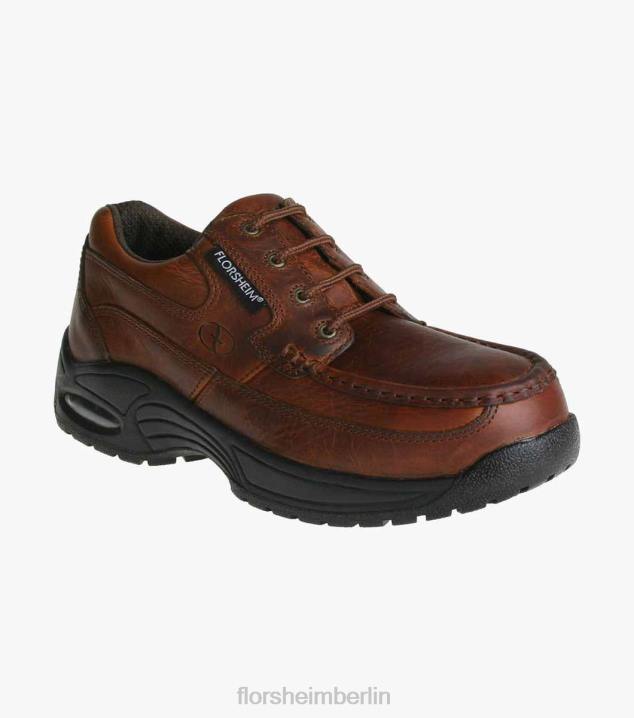 D280420 braun Schuhwerk Männer Florsheim Polaris Composite Toe Moc Toe Oxford